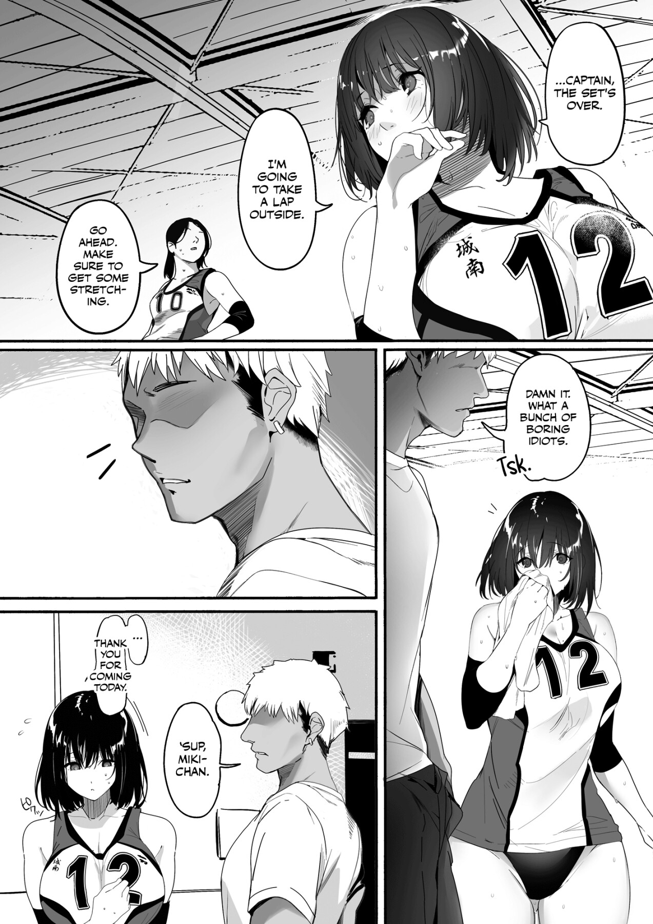Hentai Manga Comic-The Tall, Innocent-looking Volleyball Player Girlfriend Becomes Senpai's-Read-5